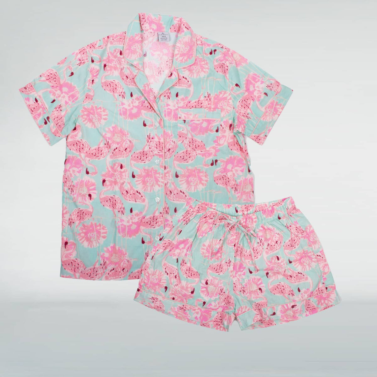 Flamingo Daisy Pajama Set
