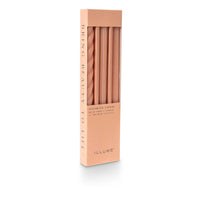 Coral Pink Assorted Taper Candles