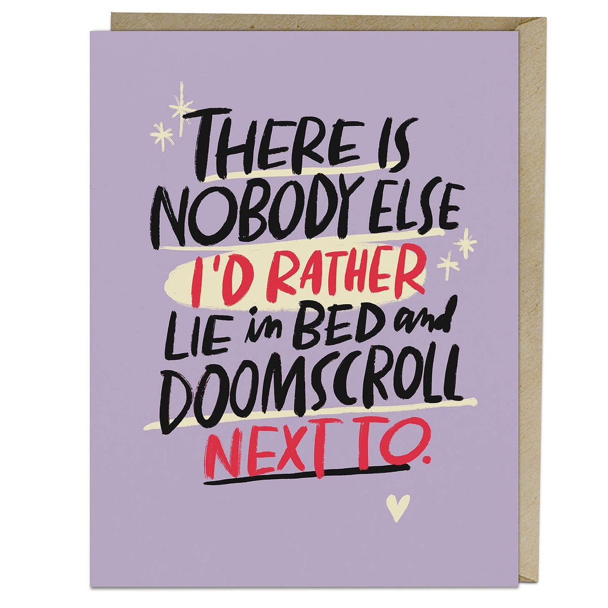 Doomscroll Valentine Card