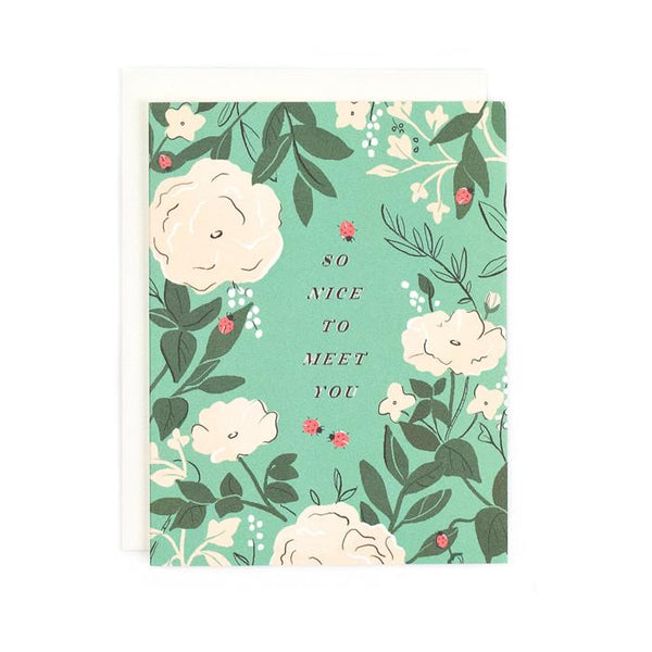 So Nice To Meet You Card - All She Wrote