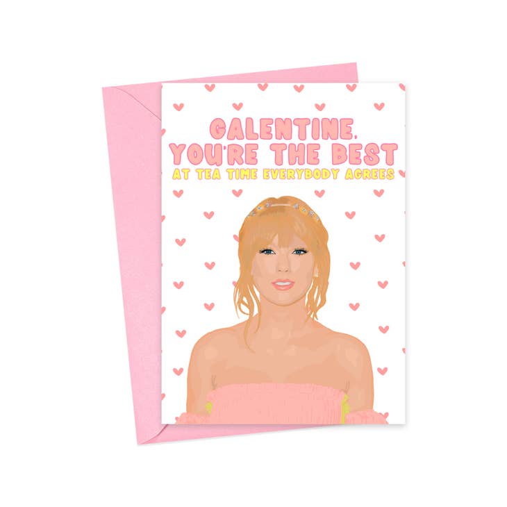 Taylor Swift Galentine’s Day Card