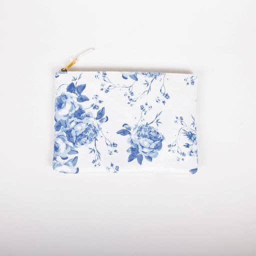 Blue Rose Terry Pouch