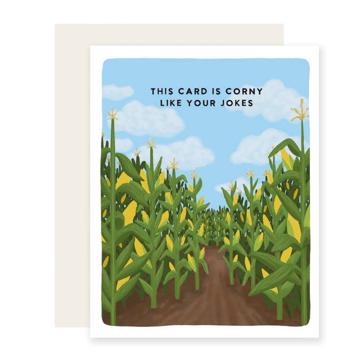Corny Like Your Jokes Father's Day Card
