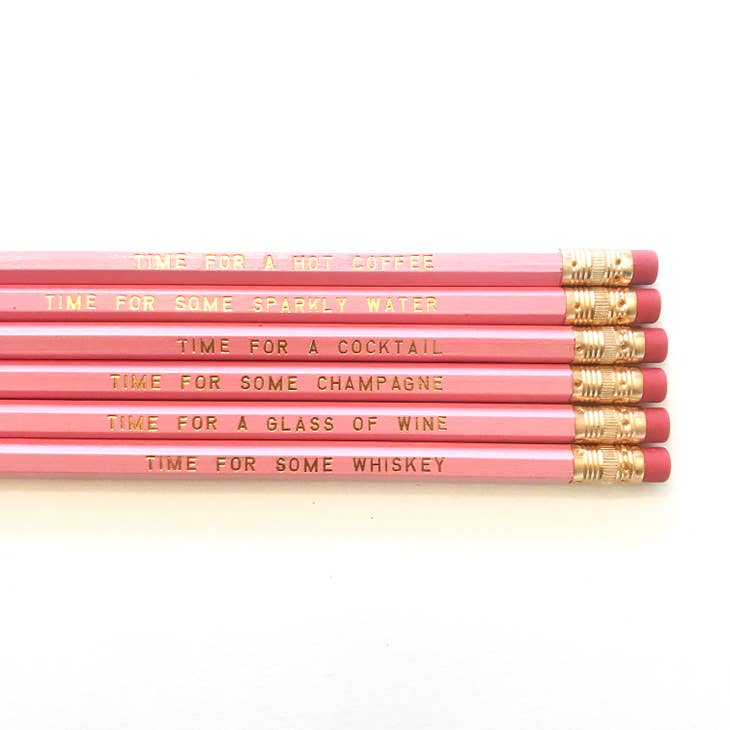 Time For a Drink Pencil Set