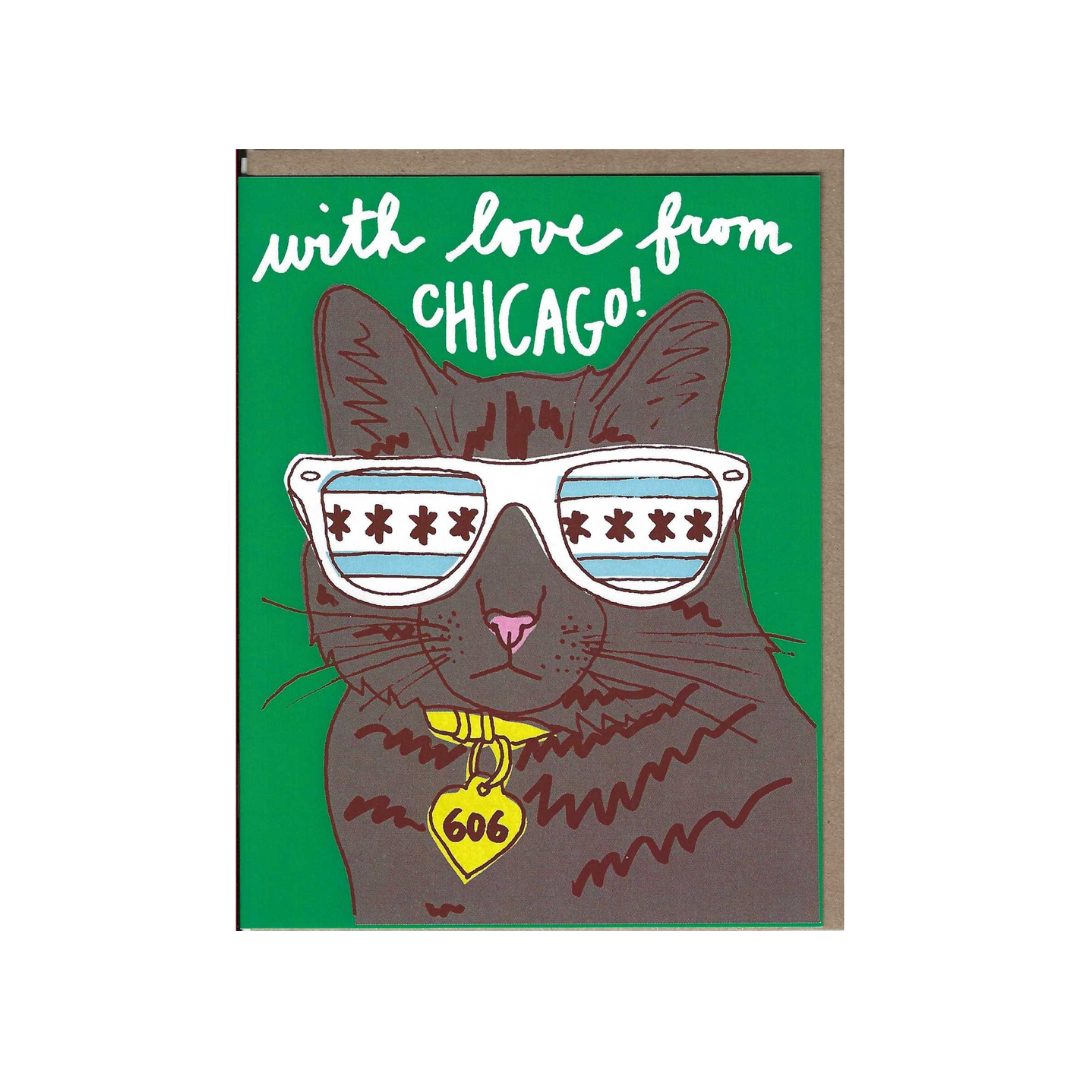 Cool Chicago Cat Card