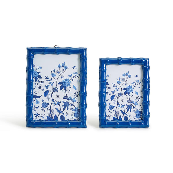 Marine Blue Bamboo Frame
