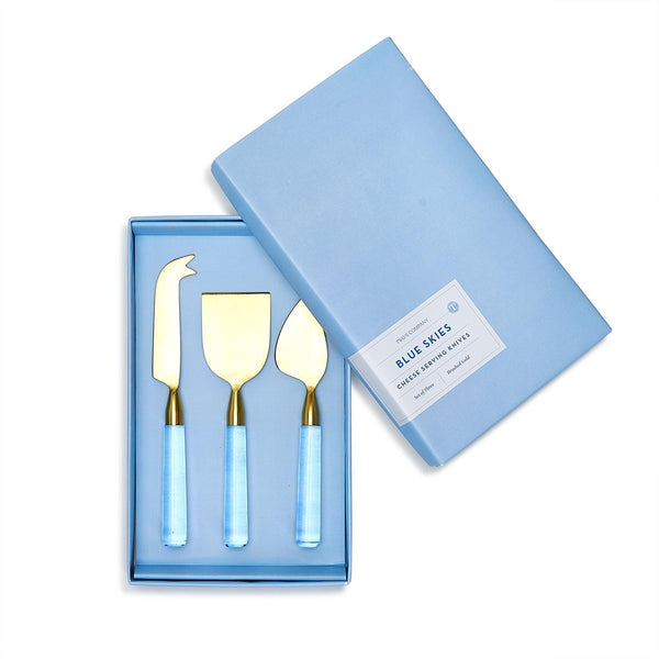 Blue Skies Cheese Knife Set