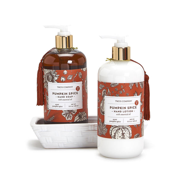 Pumpkin Spice Hand Soap and Lotion Set