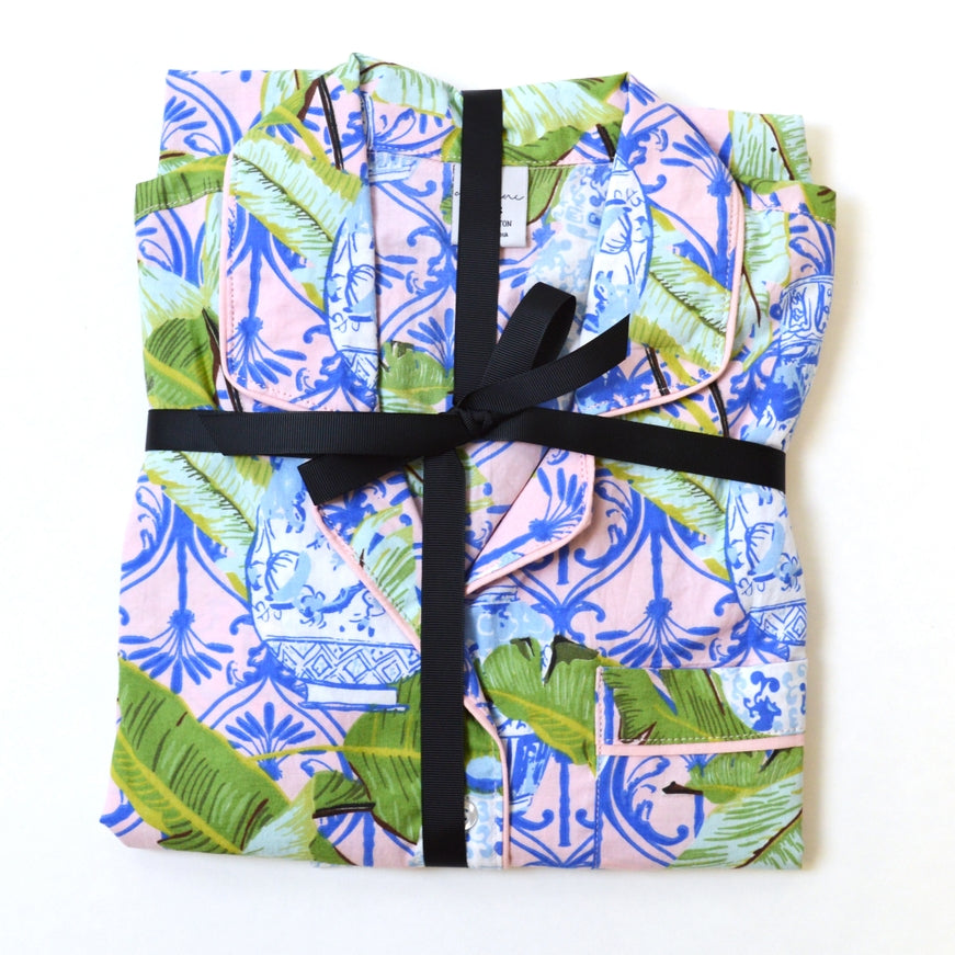 Botanical Ginger Jar Pajama PJ Set