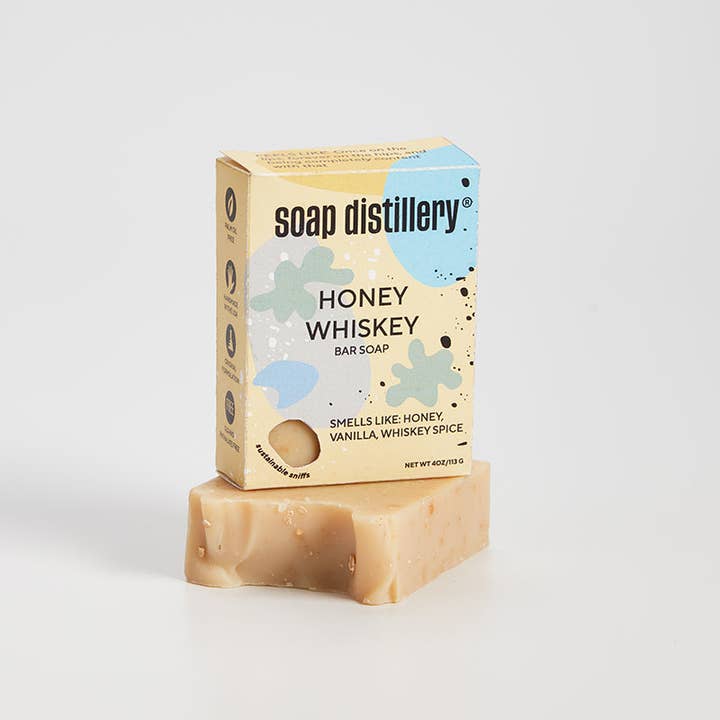Honey Whiskey Soap Bar