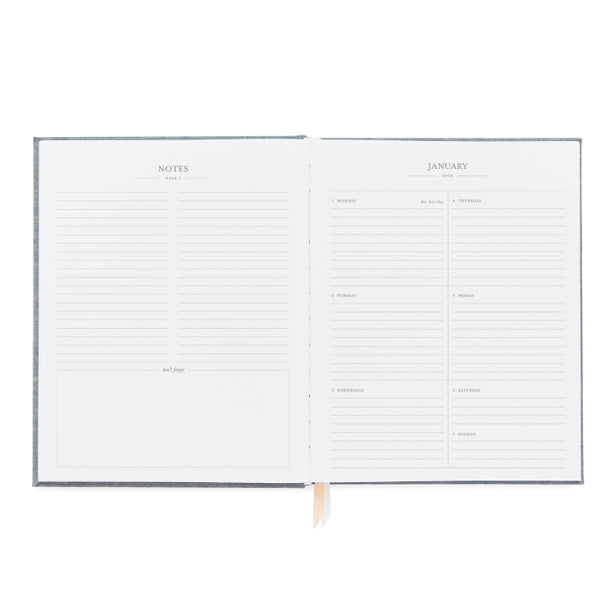 Chambray Desk Planner 2024