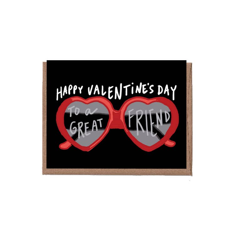 Heart Sunglasses Valentine Card