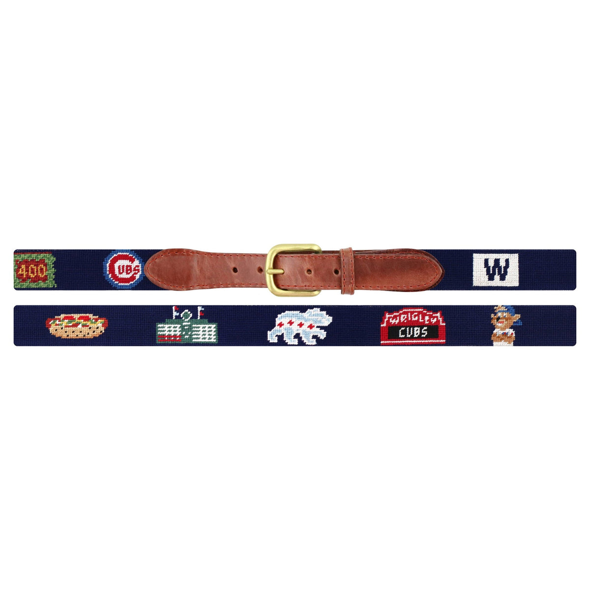Chicago Cubs Life Needlepoint Belt