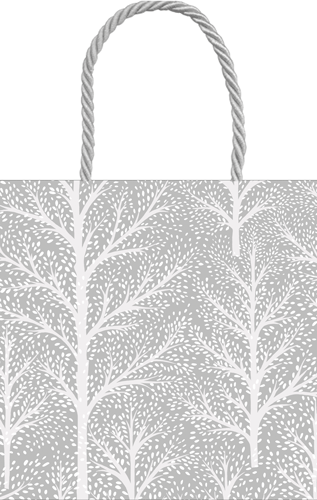 Winter Trees Silver Gift Bag