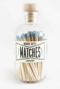 Powder Blue Vintage Apothecary Matches
