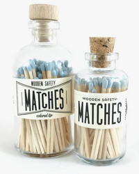 Powder Blue Vintage Apothecary Matches