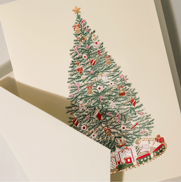 Christmas Morning Tree Boxed Stationery