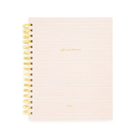 Rose Pinstripe Spiral Planner 2024