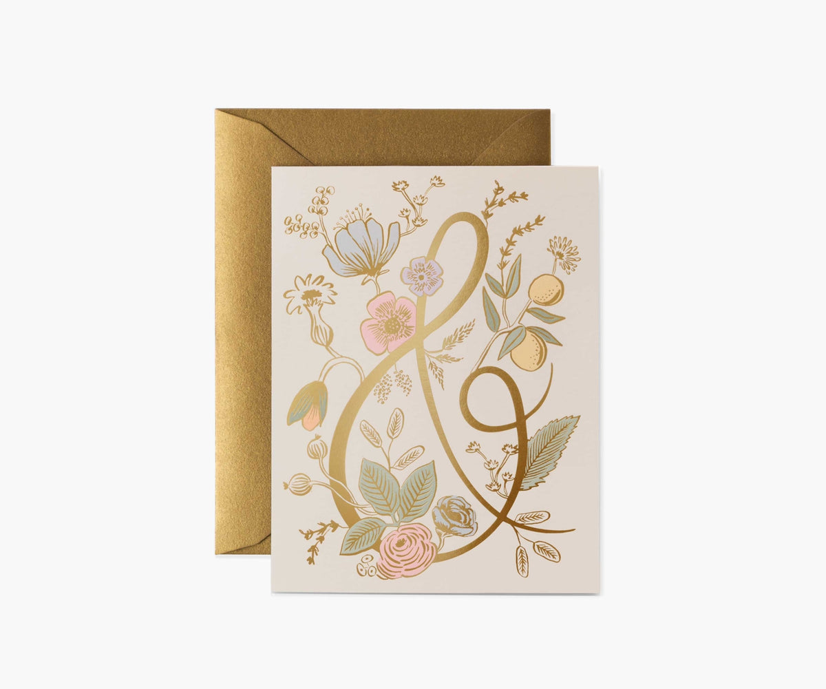 Colette Ampersand Wedding Card