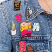 Peace Hand Enamel Pin - All She Wrote