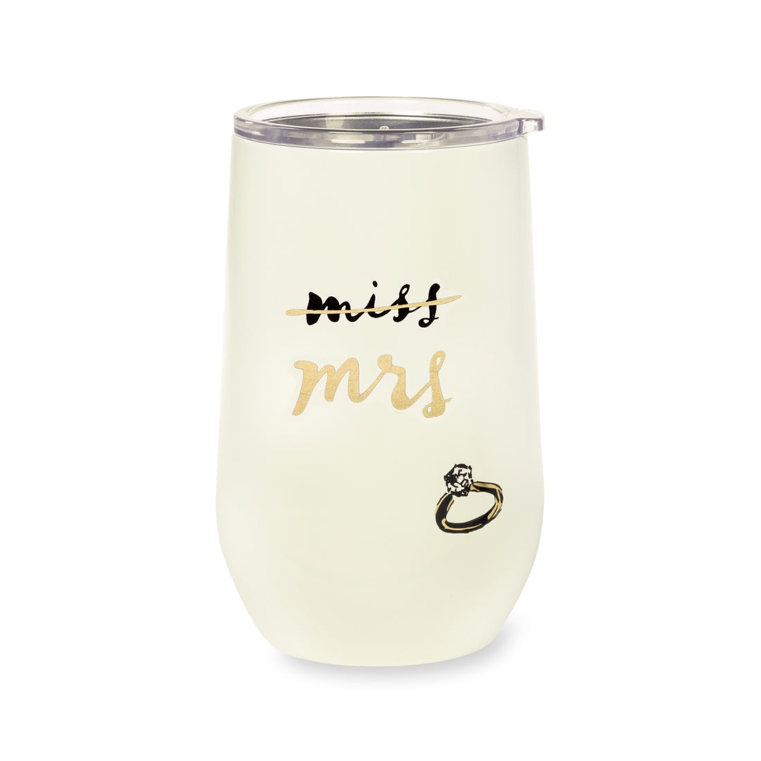 Miss to Mrs Stemless Wine Cup