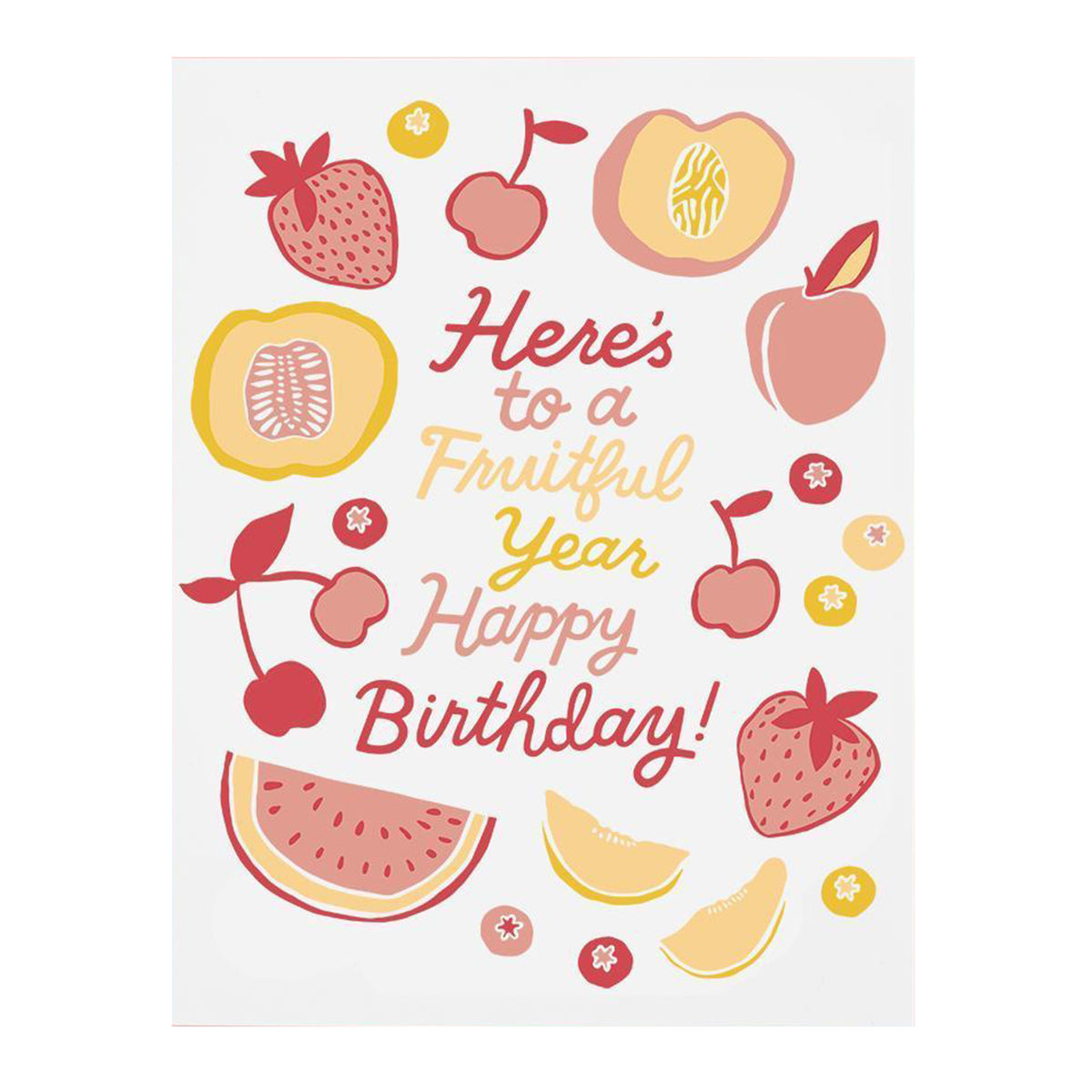 Fruitful Year Birthday Card - All She Wrote