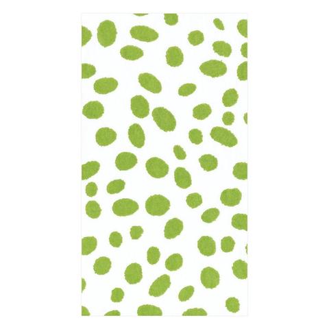 Green Spots Guest Towel - All She Wrote