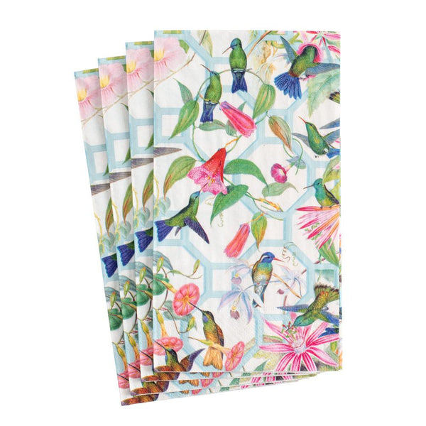 Hummingbird Trellis Guest Towel