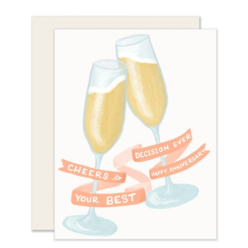 Cheers to Best Decision Card