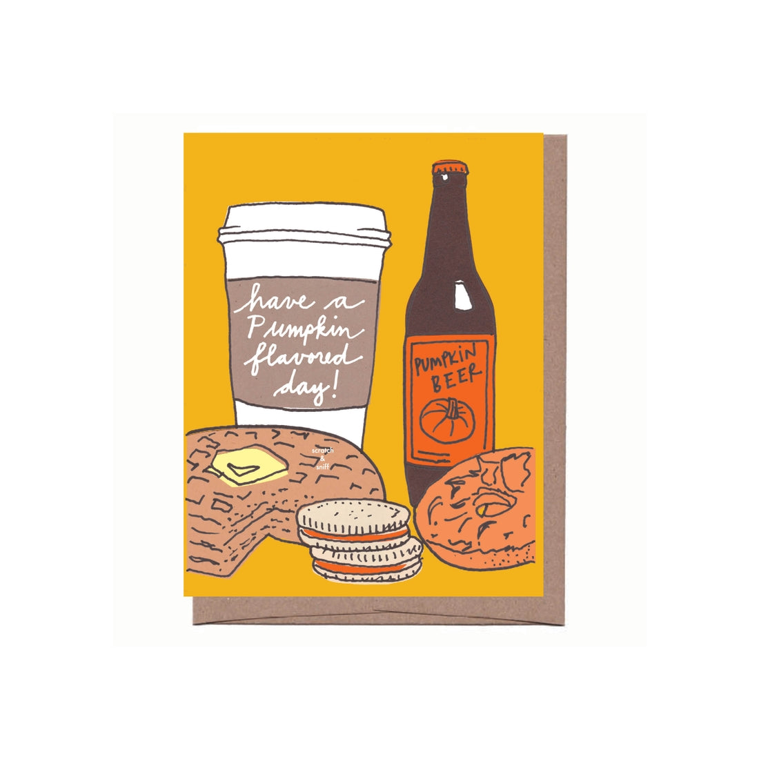 Scratch & Sniff Pumpkin Flavored Day Card