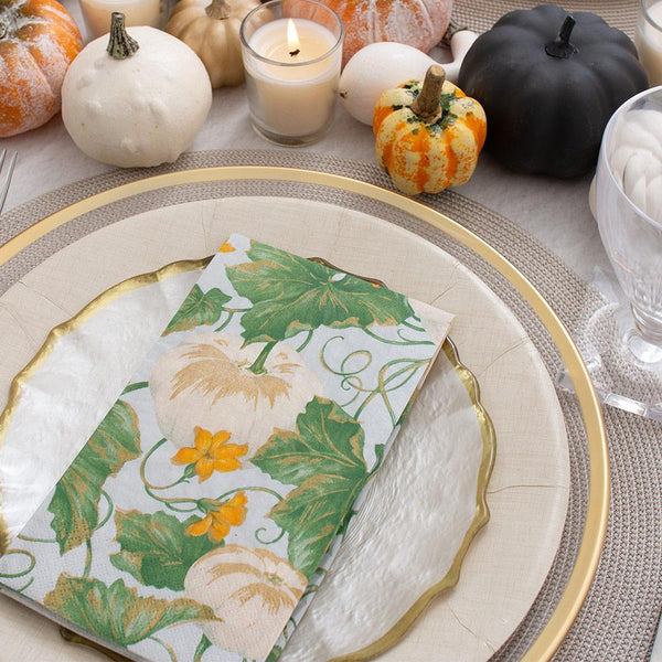 Blue Heirloom Pumpkins Guest Towel