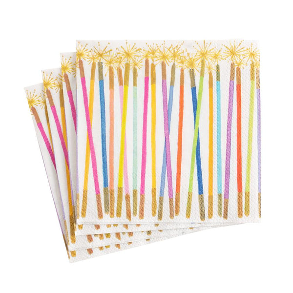 Party Candles Cocktail Napkin