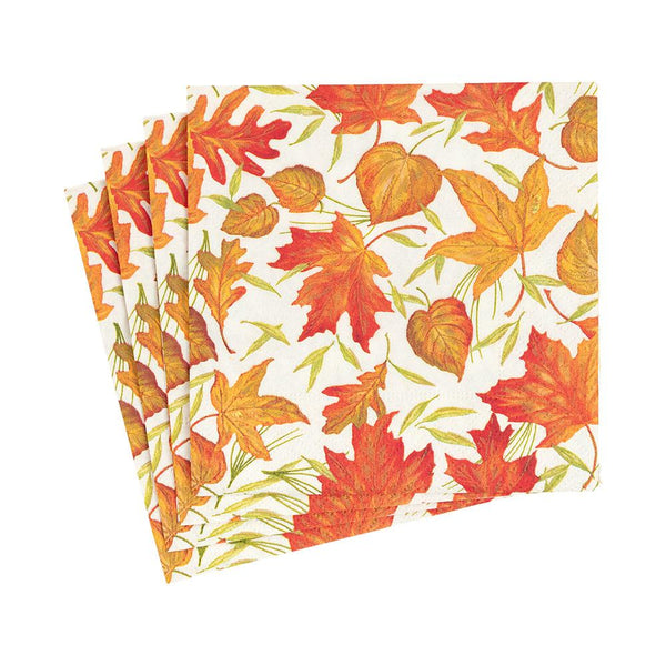Woodland Leaves Cocktail Napkin