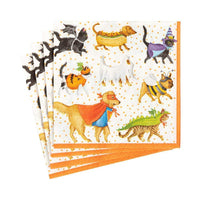 Pets in Costume Cocktail Napkin
