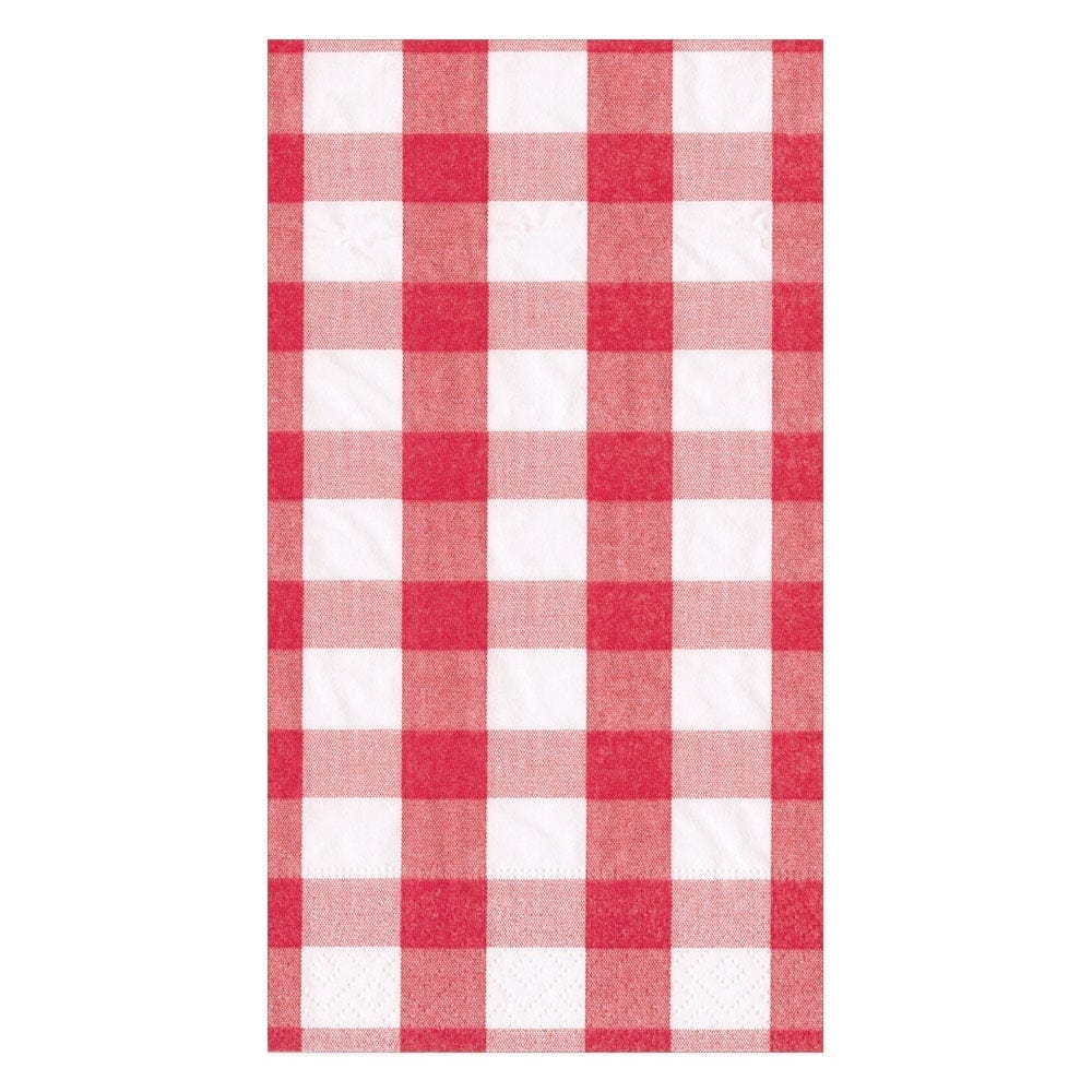 Red Gingham Guest Towel