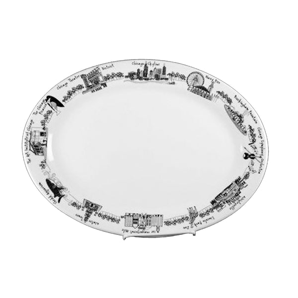 Chicago Oval Platter - All She Wrote