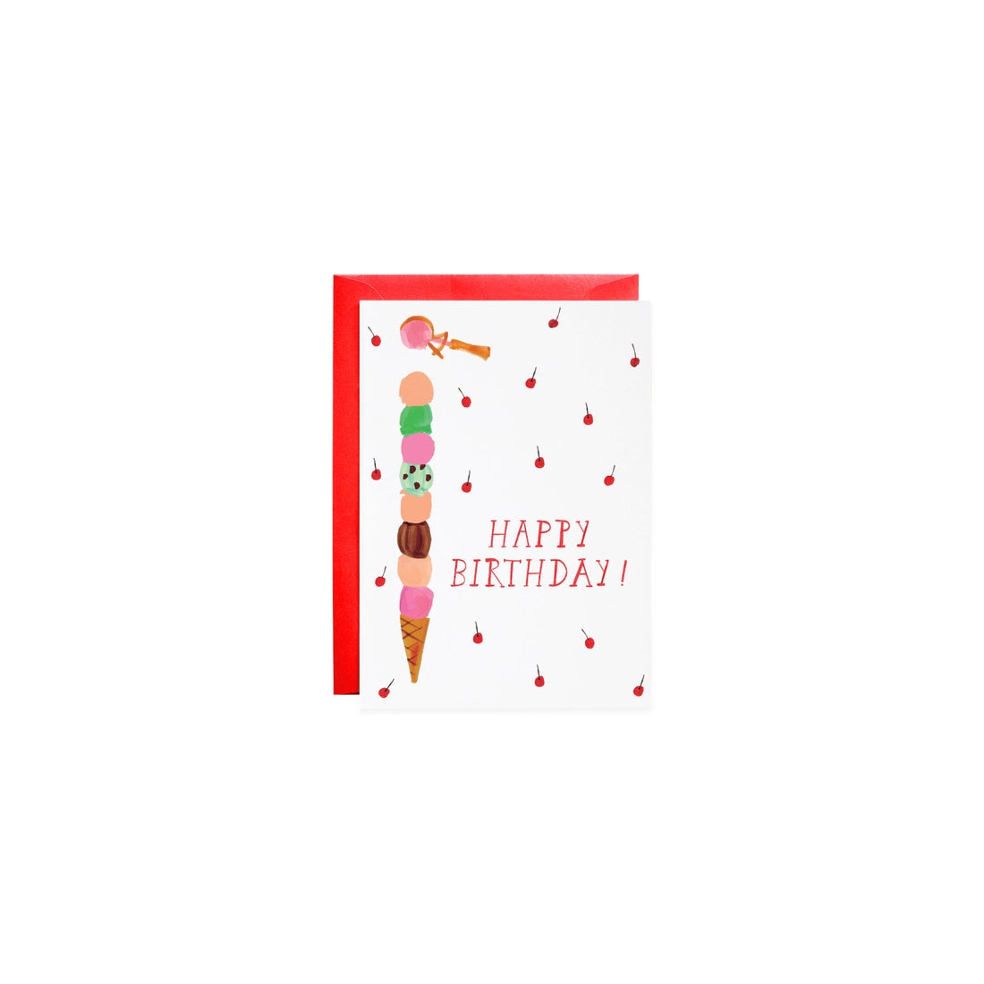 Extra Scoops Birthday Petite Card