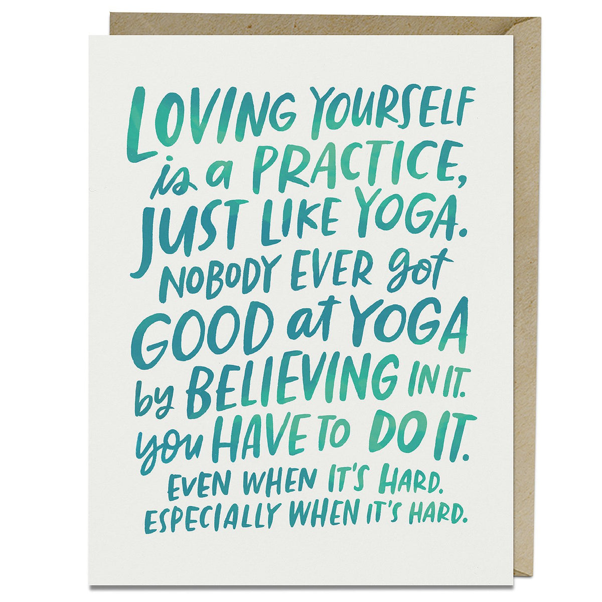 Loving Yourself Card