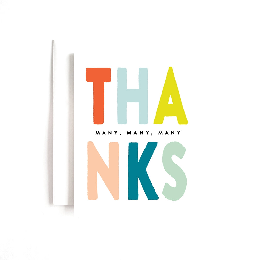 Many Thanks Card