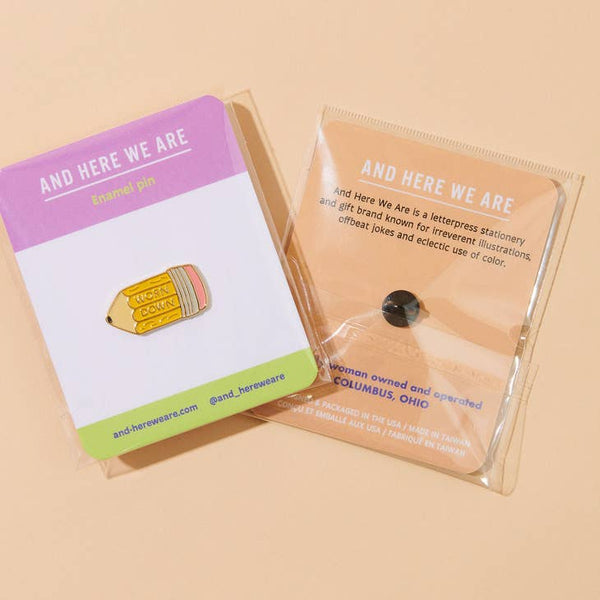 Worn Down Enamel Pin