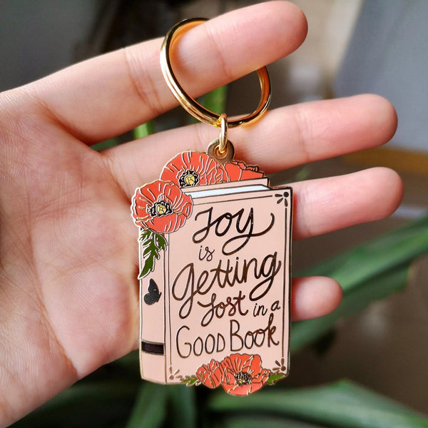 Joy Book Keychain