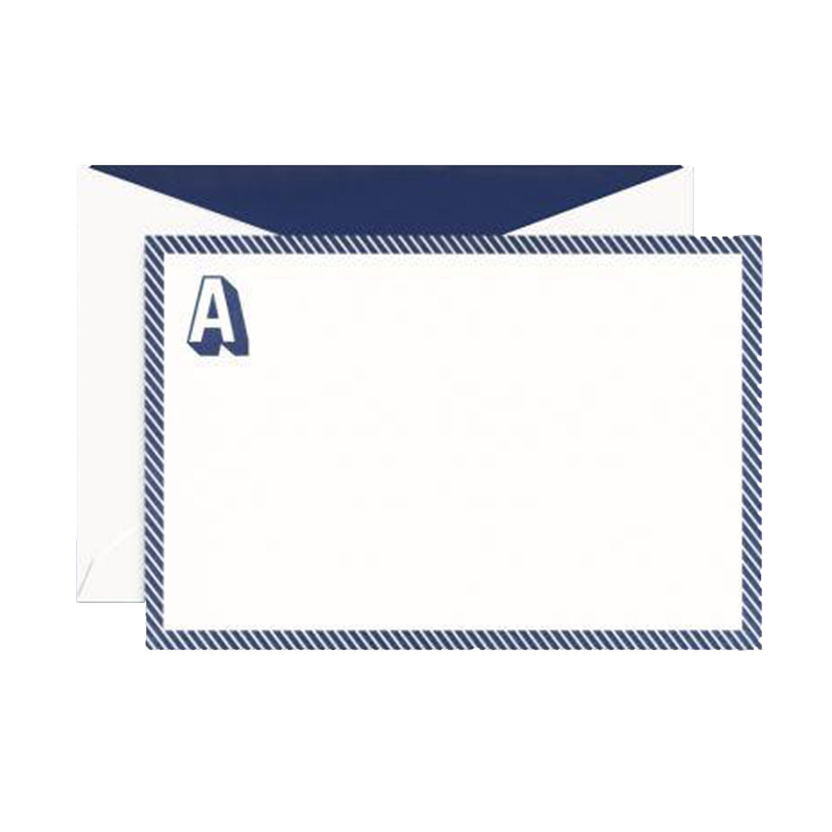 Letterpress Initial Boxed Stationery - All She Wrote