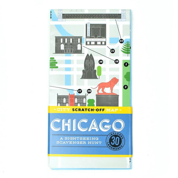 Chicago Scratch-Off Map - All She Wrote
