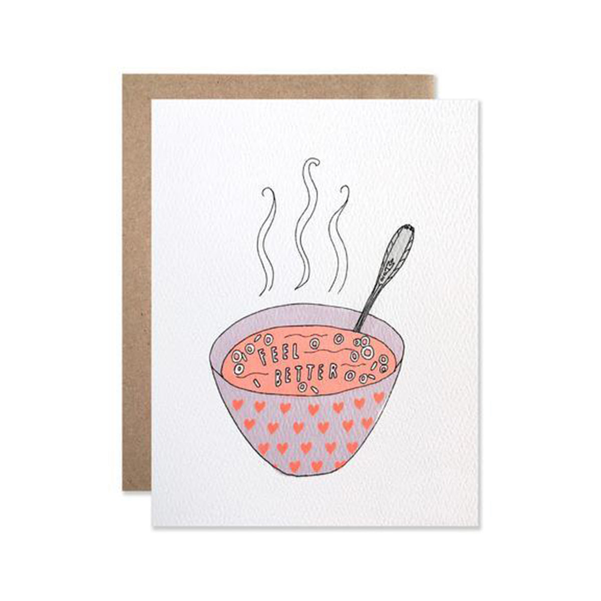 Feel Better Soup Card - All She Wrote