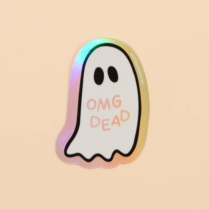 OMG Dead Ghost Sticker