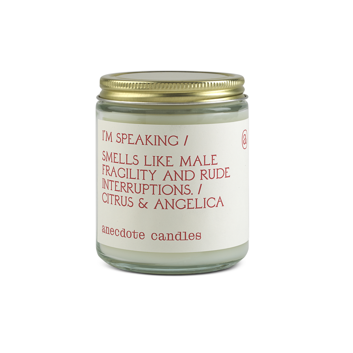 I'm Speaking Jar Candle