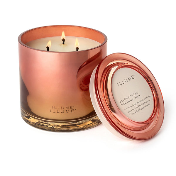 Paloma Petal Statement Glass Candle