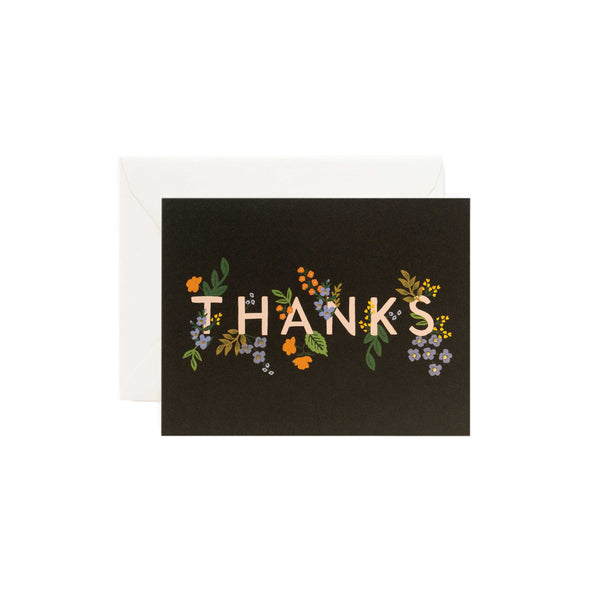 Posey Thank You Card - All She Wrote