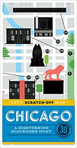 Chicago Scratch-Off Map - All She Wrote