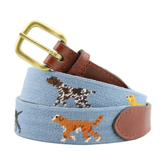 Dogs on Point Needlepoint Belt - All She Wrote